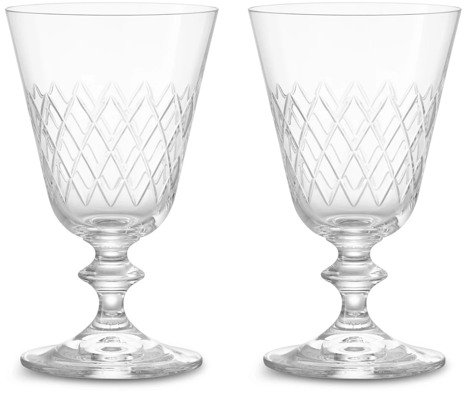 Eaton - Rödvinsglas 2-pack, H 14,5 Ø 8,7 cm, 26 cl - Vit