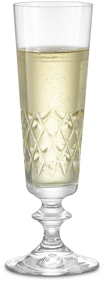 Eaton - Champagneglas 2-pack H 18 Ø 5,5 cm, 16 cl - Vit
