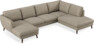 Madison Lux - 2-sits soffa med schäslong vänster och divan höger - Beige