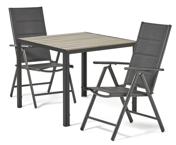 Village/Lazio, Utegrupp med bord och 2 positionsstolar