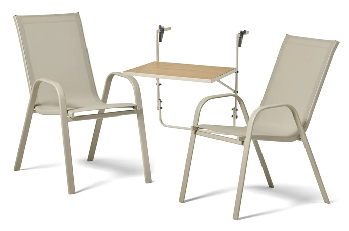 Piccolo/Callisto, Utegrupp med bord och 2 karmstolar