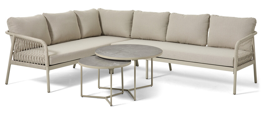 Barcelona/Encore - Utegrupp med soffa och bord - Beige