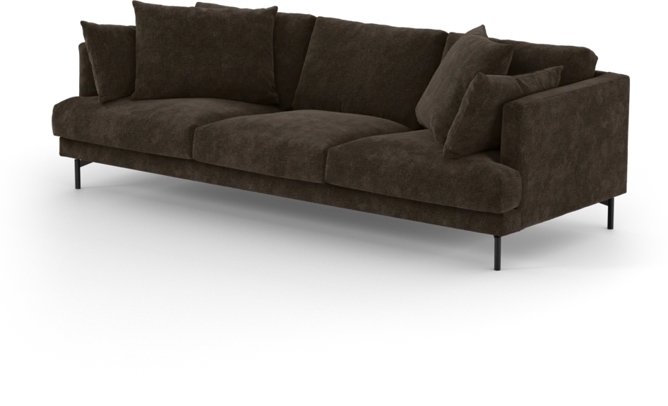 Harper - 4-sits soffa - Brun
