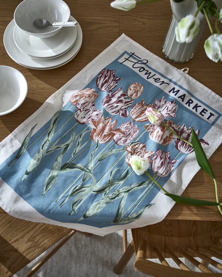 Tulipa - Kökshandduk, 50x70 cm - inspiration