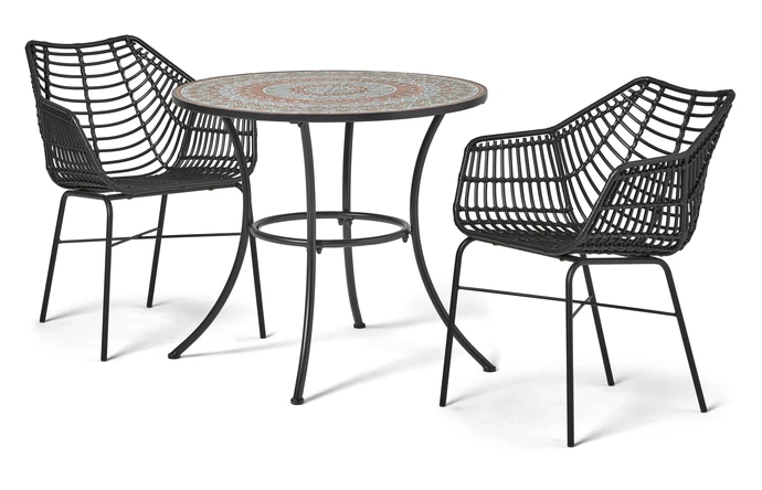 Cannes/Village, Utegrupp med bord och 2 karmstolar