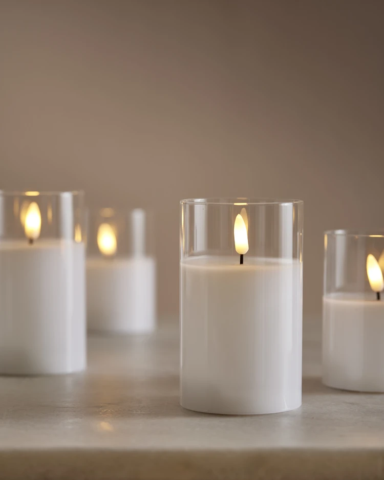 Gnistra - LED-ljus, H 12,5 Ø 7,5 cm, timer - inspiration