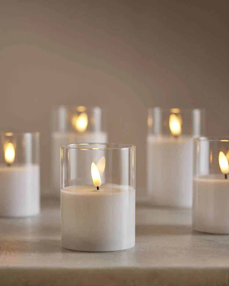 Gnistra - LED-ljus, H 10 Ø 7,5 cm, timer - inspiration