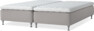 Delux Sense - Ramsäng, dubbelsäng med bäddmadrass - Grå