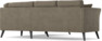 Eden - 2-sits soffa med divan - Beige