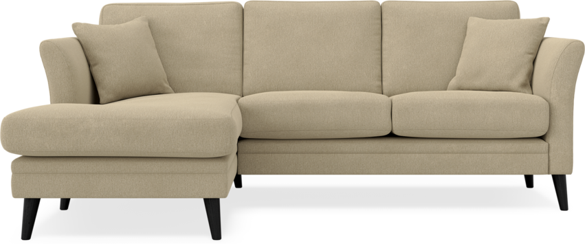 Eden - 2-sits soffa med schäslong - Beige