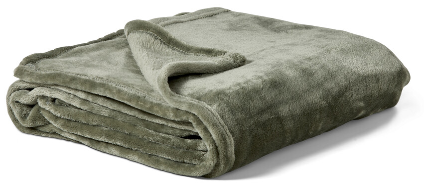 Sandra - Pläd, 130x150 cm - Grön