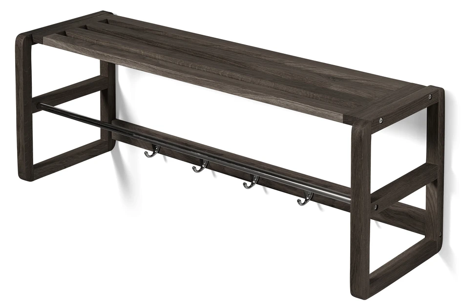 Branäs - Hatthylla, B 100 cm - Brun