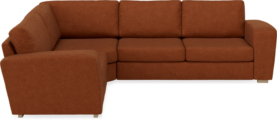 Friday - Hörnsoffa, 1,5+2,5-sits - Orange