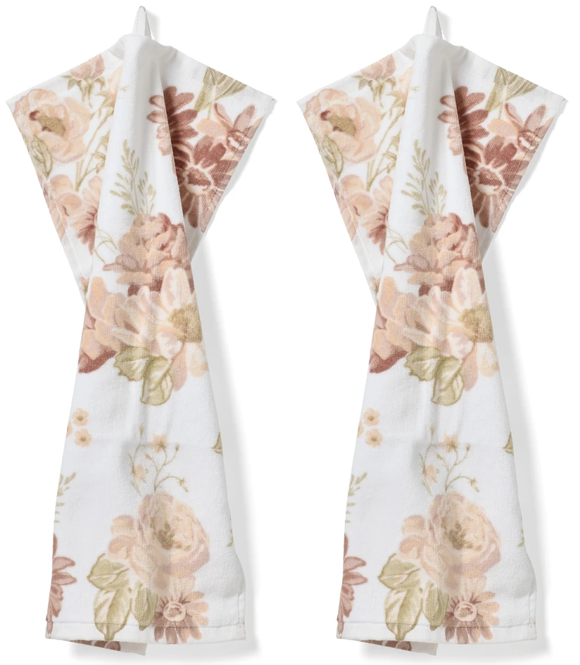 Rosanna - Gästhandduk, 2-pack, 30x50 cm - Rosa