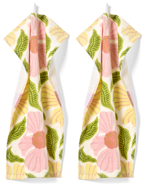 Vega - Gästhandduk, 2-pack, 30x50 cm - Flerfärgad