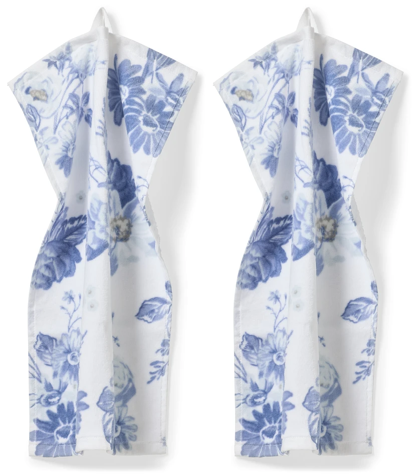 Rosanna - Gästhandduk, 2-pack, 30x50 cm - Blå