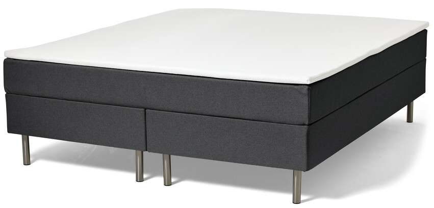 Ljusdal - Kontinentalsäng, 160-180 cm dubbelsäng - Svart