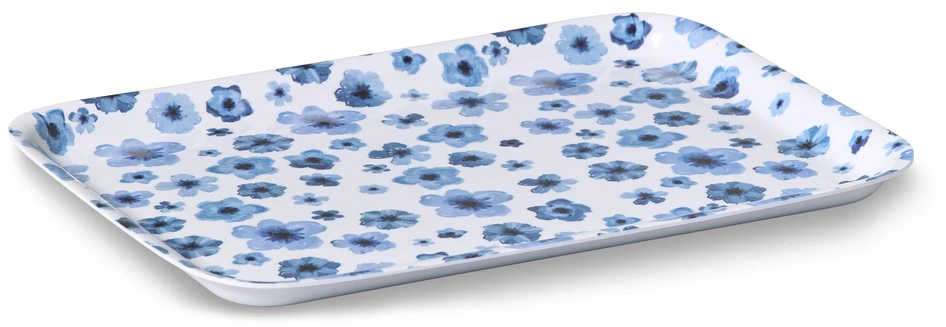 Bluebell - Bricka, 28x20 cm - Blå