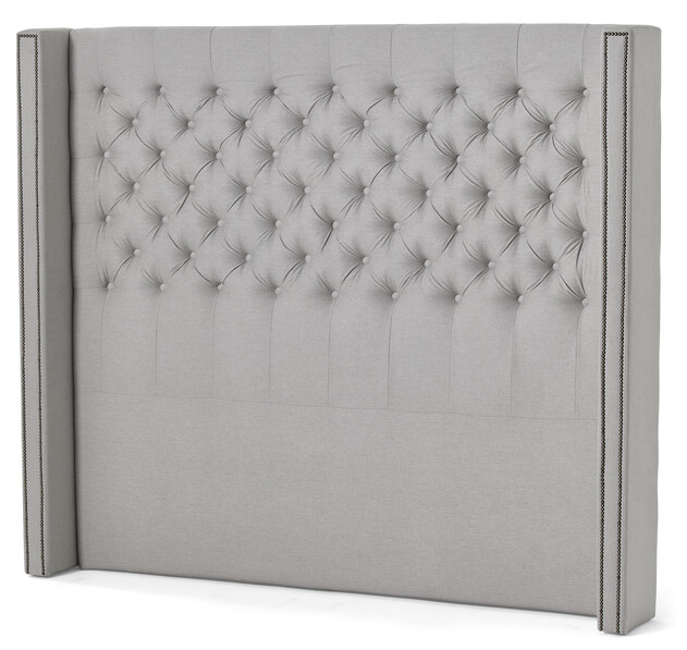 Änga Vinklad - Sänggavel, B 120-180 cm - Grå