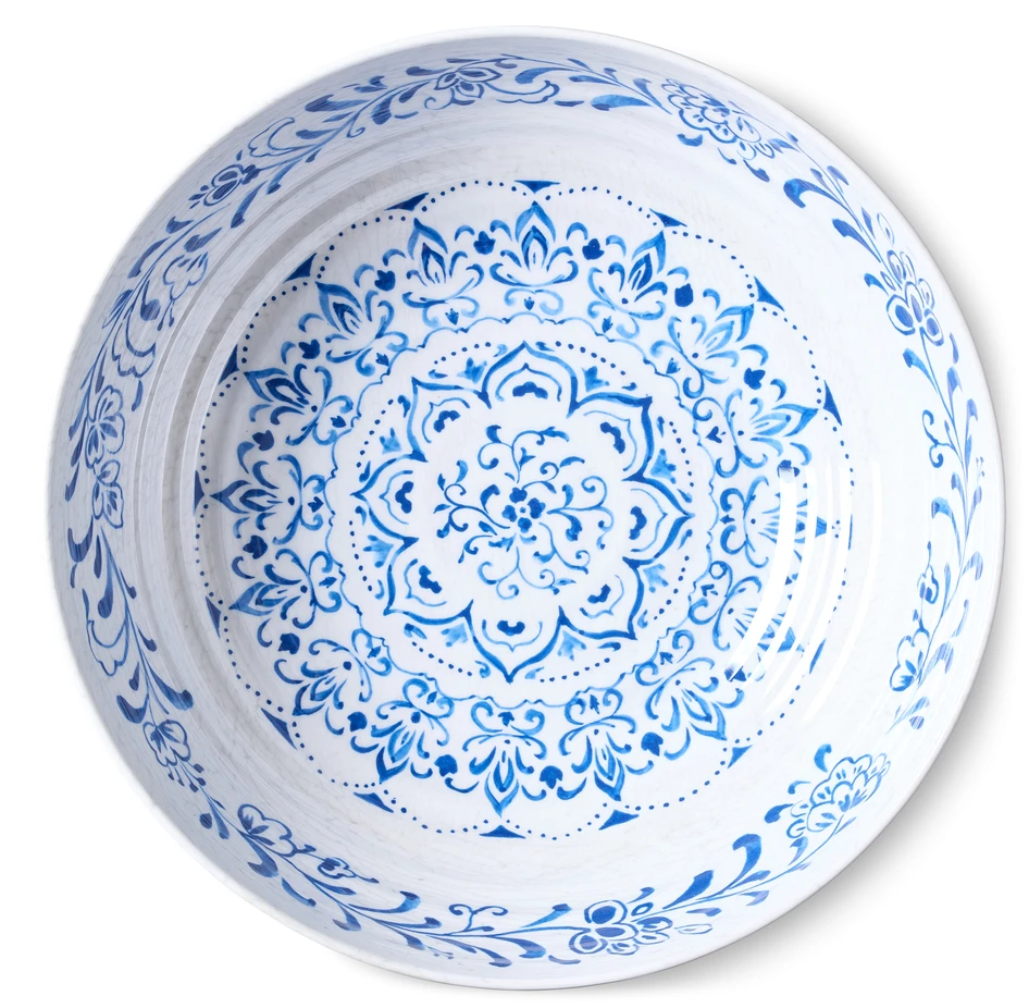 Teresa - Serveringsskål, H 8,8 Ø 28 cm - Blå