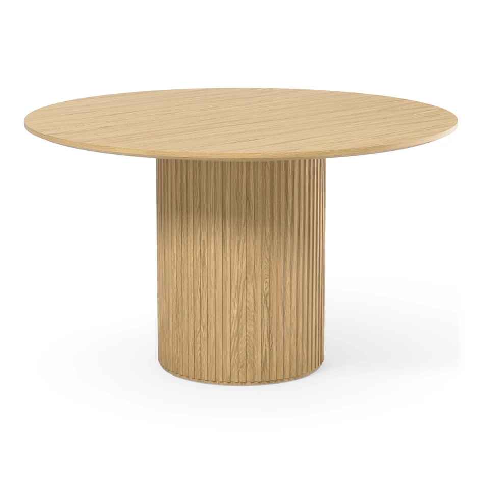 Astrid - Matbord, Ø 136 cm - Beige