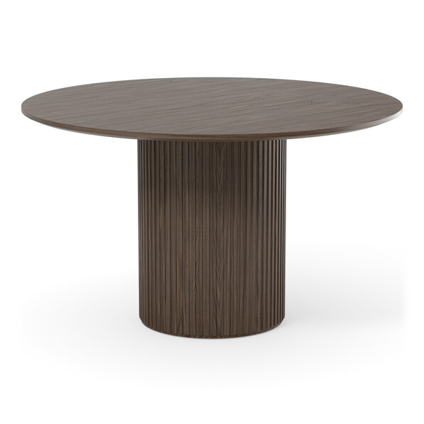 Astrid - Matbord, Ø 136 cm - Brun