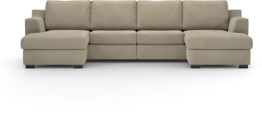 Friday - 2-sits soffa med två schäslonger - Beige