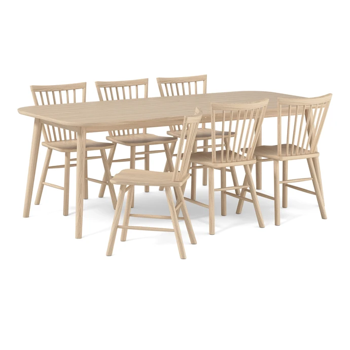 Sixten, Matgrupp med 6 stolar Vista