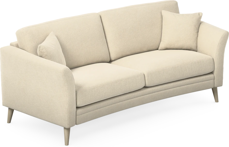 Eden - 2,5-sits soffa svängd - Beige