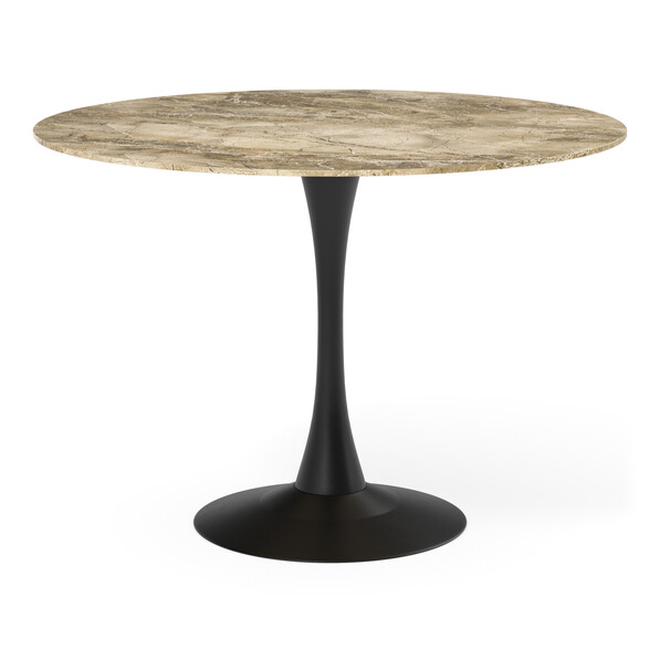 Kali - Matbord, Ø105, H75 cm - Brun