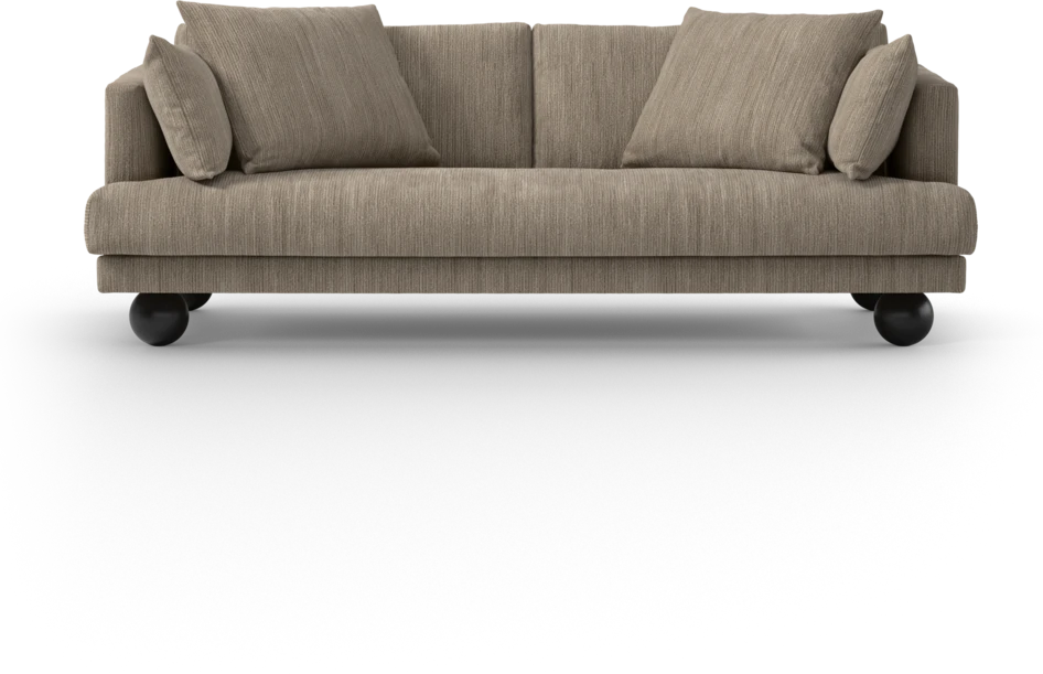 Harper - 3-sits soffa, hel dyna - Beige