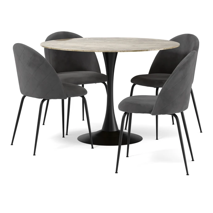 Kali, Matgrupp med 4 stolar Kiwi