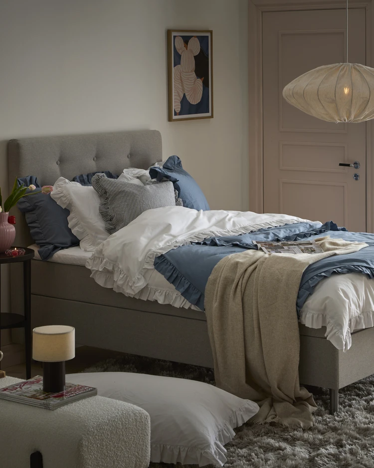 Milano - Kontinentalsäng, enkelsäng med bäddmadrass - inspiration