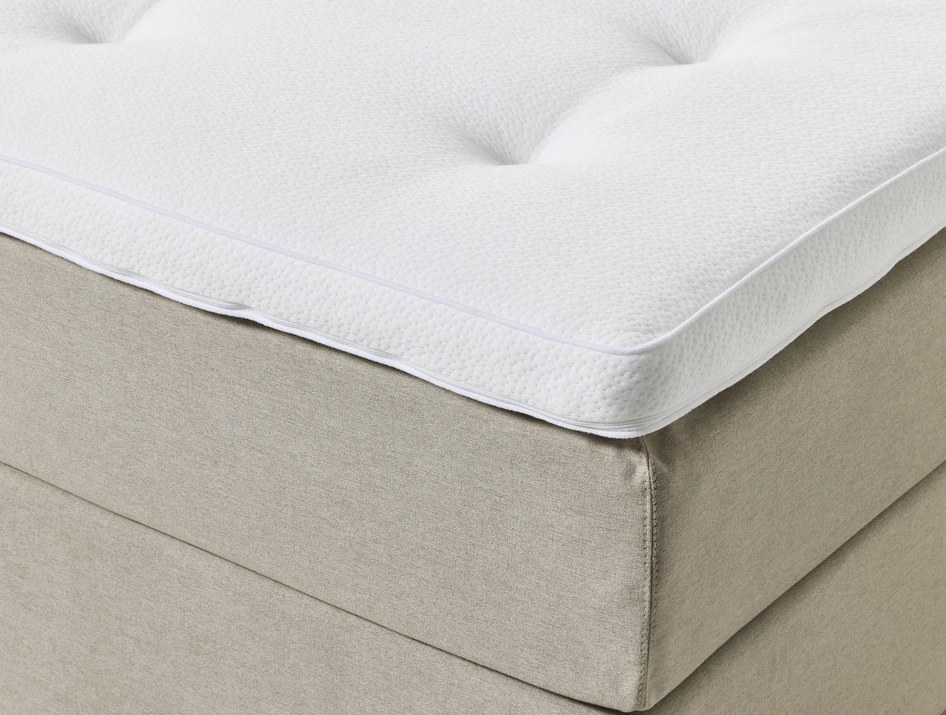 Änga Exclusive - Kontinentalsäng, dubbelsäng med bäddmadrass - Brun