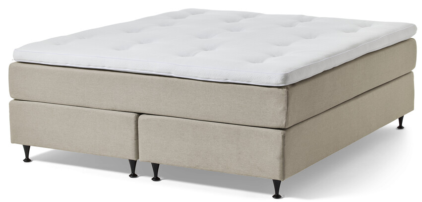 Änga Exclusive - Kontinentalsäng, dubbelsäng med bäddmadrass - Brun