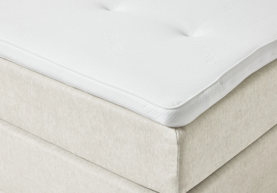 Active - Kontinentalsäng, dubbelsäng med bäddmadrass - Beige