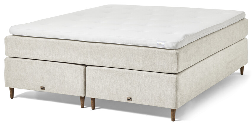 Active Comfort - Kontinentalsäng, dubbelsäng med bäddmadrass - Beige