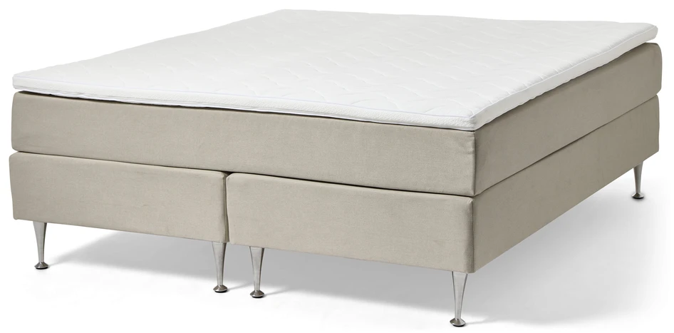 Änga - Kontinentalsäng, dubbelsäng med bäddmadrass - Brun