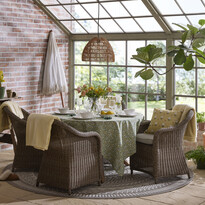 Enerum - Flatvävd matta, inom-/utomhus, Ø240 cm - inspiration