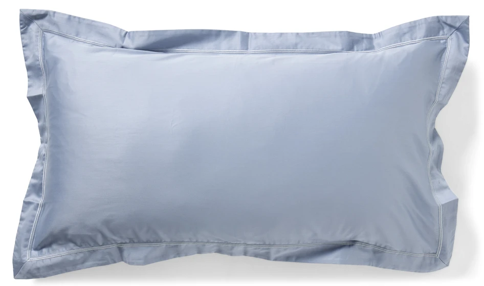 Ritz - Premium quality - Örngott till hotellkudde i egyptisk bomullssatin, 50x90 cm - Blå