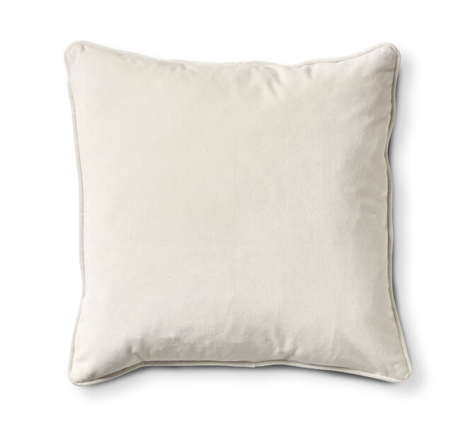 Velvet - Kuddfodral, 50x50 cm - Vit