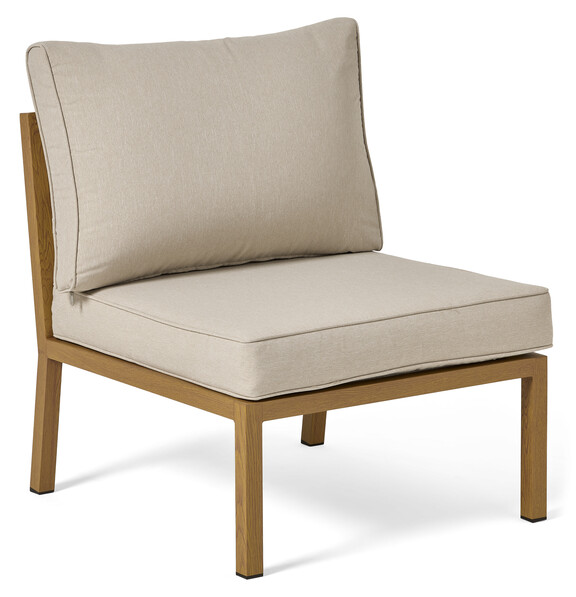 Maxime - Fåtölj/mittdel till utesoffa - Brun