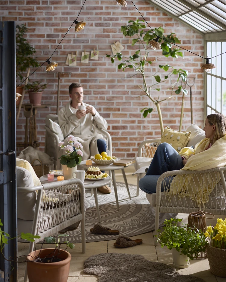 Barcelona - Utegrupp med soffa, 2 fåtöljer och bord - inspiration