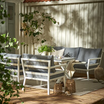 Maxime - Utegrupp med soffa, 2 fåtöljer och bord - inspiration