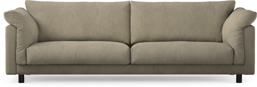 Cherrie - 4-sits soffa, fast klädsel - Grå