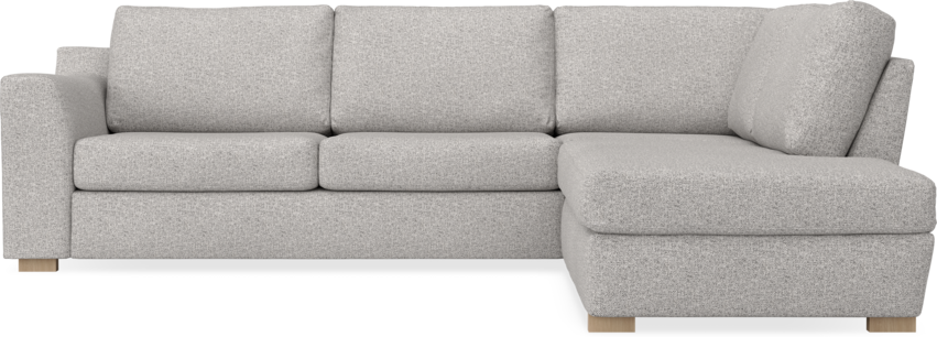 Friday - 2,5-sits soffa med divan höger - Vit