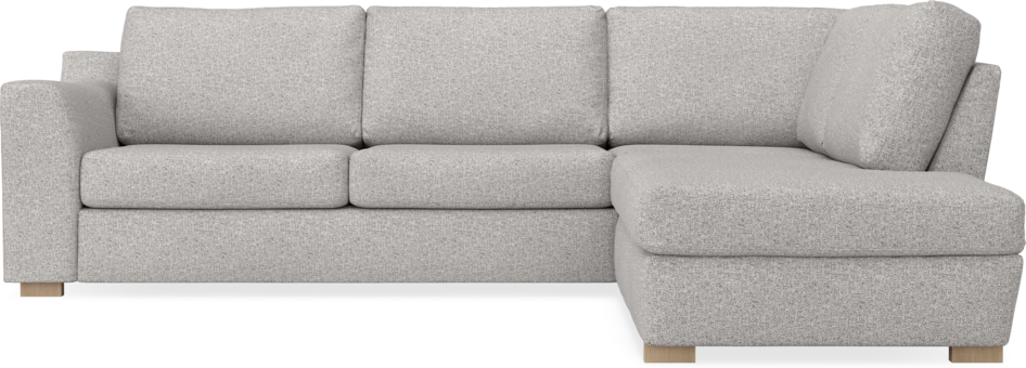 Friday - 2,5-sits soffa med divan höger - Vit
