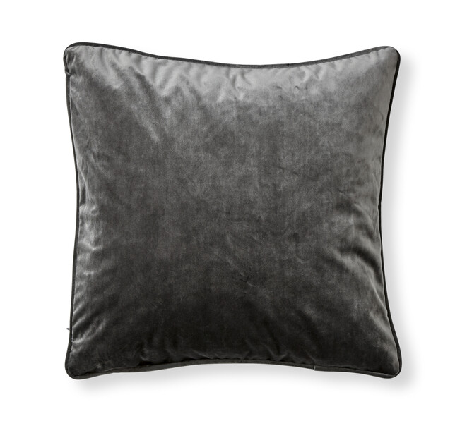 Velvet - Kuddfodral, 50x50 cm - Grå