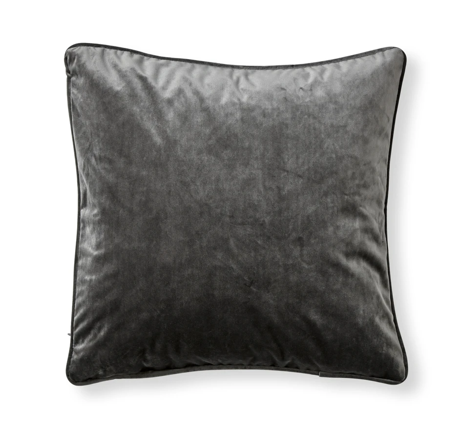 Velvet - Kuddfodral, 50x50 cm - Grå