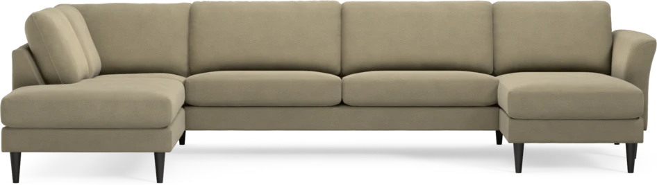 Bridge - 3-sits soffa med divan vänster och schäslong höger - Beige